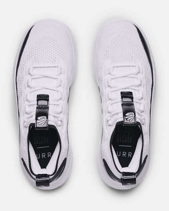 Unisex Curry 8 Team Basketball Shoes, White, pdpMainDesktop image number 2
